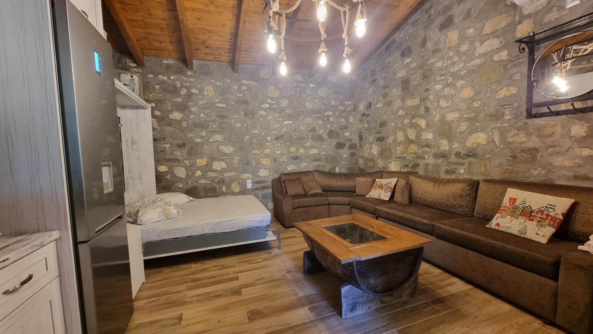 House With Big Garden And Barbeque In Nature Vourgareli Exterior foto